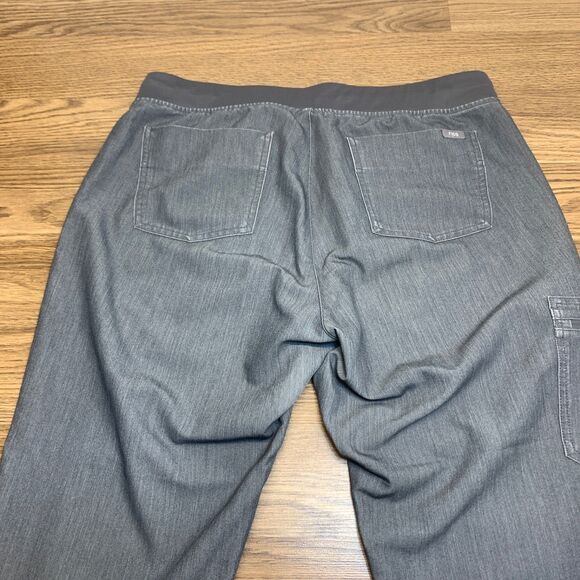 Figs Jogger Womens Large Gray Scrubs Zamora Cargo Pockets Drawstring Pants - Picture 9 of 10